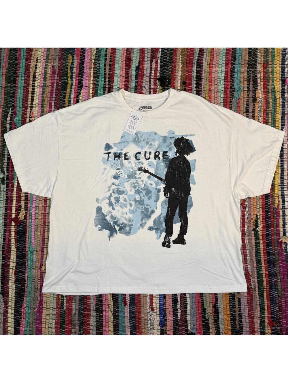The Cure Boys Don’t Cry T-Shirt XL Robert Smith Goth Band Tee NWT Oversized